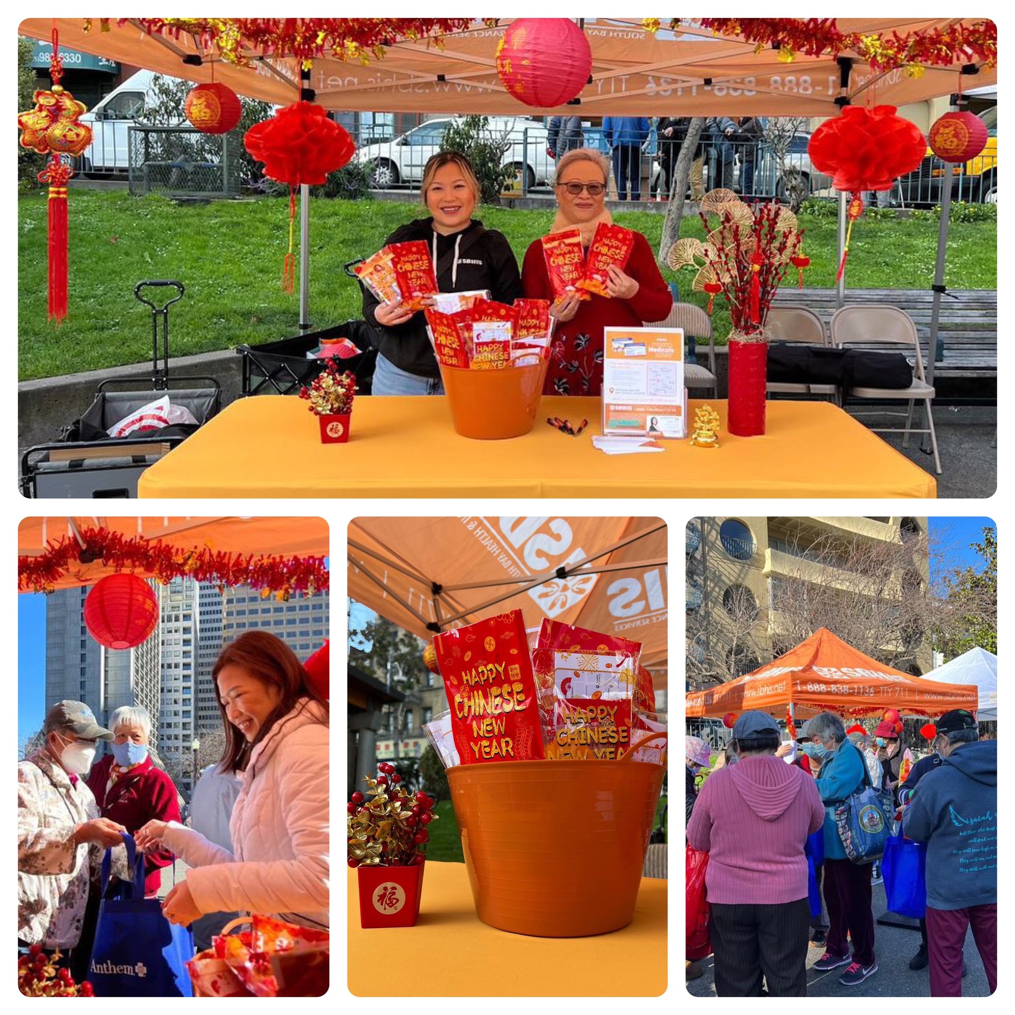 SBHIS agents at a Chinese New Year community health event