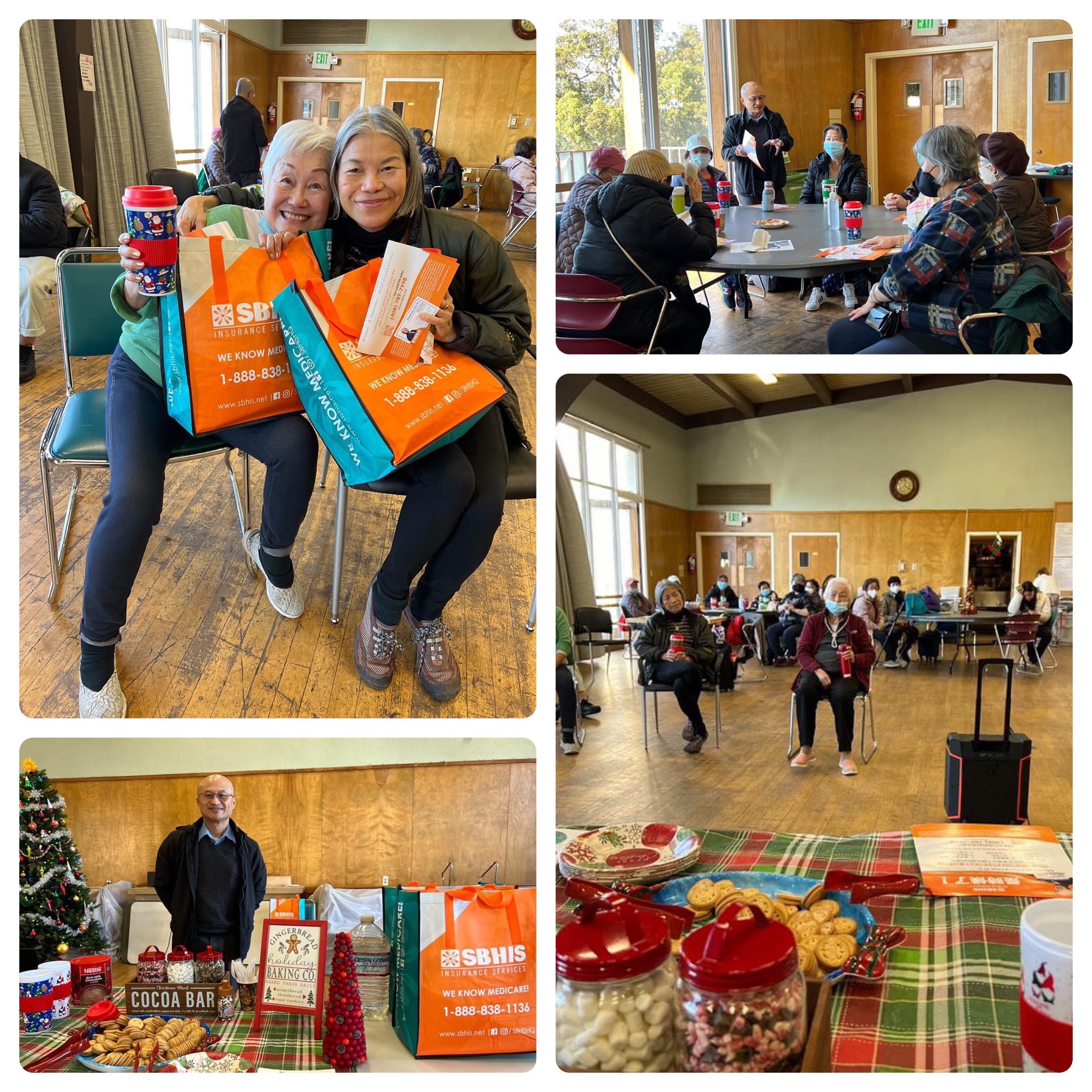 SBHIS team at a senior community gathering