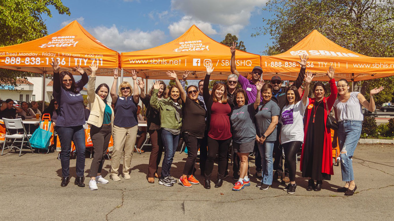 SBHIS team at a community health outreach event